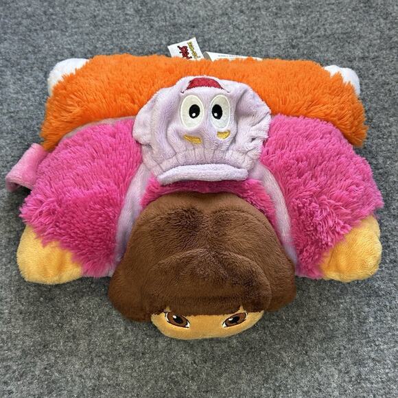 Pet Pillow Pee-Wees, Nickelodeon Dora the Explorer, 11" W/ Backpack Retro (2011) - Picture 1 of 8